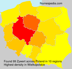 Surname Zywert in Poland Surname Zywert in Poland