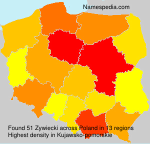 Surname Zywiecki in Poland Surname Zywiecki in Poland