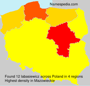 Surname labasiewicz in Poland Surname labasiewicz in Poland