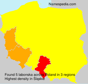 Surname labonska in Poland Surname labonska in Poland