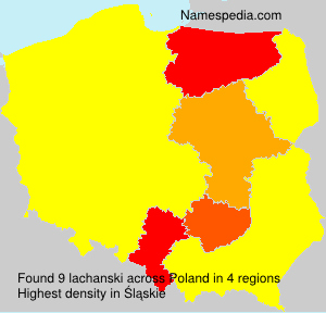 Surname lachanski in Poland Surname lachanski in Poland