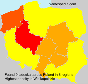 Surname ladecka in Poland Surname ladecka in Poland
