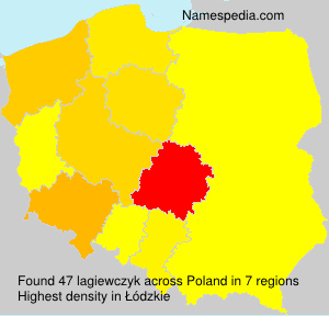 Surname lagiewczyk in Poland Surname lagiewczyk in Poland