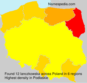 Surname lanczkowska in Poland Surname lanczkowska in Poland
