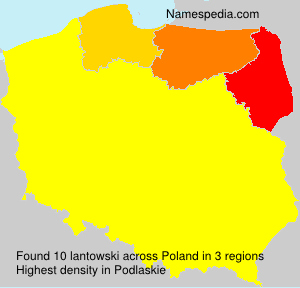 Surname lantowski in Poland Surname lantowski in Poland