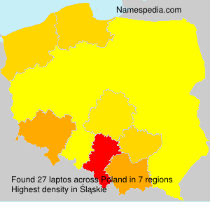 Surname laptos in Poland Surname laptos in Poland