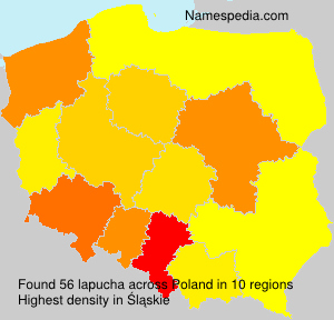 Surname lapucha in Poland Surname lapucha in Poland