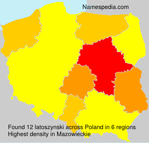 Surname latoszynski in Poland Surname latoszynski in Poland