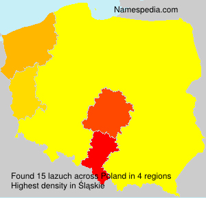 Surname lazuch in Poland Surname lazuch in Poland