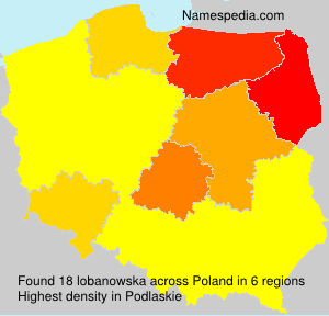 Surname lobanowska in Poland Surname lobanowska in Poland