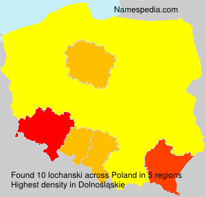 Surname lochanski in Poland Surname lochanski in Poland