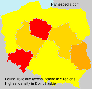 Surname lojkuc in Poland Surname lojkuc in Poland