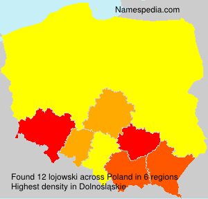 Surname lojowski in Poland Surname lojowski in Poland