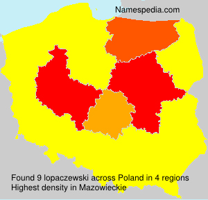 Surname lopaczewski in Poland Surname lopaczewski in Poland