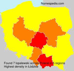 Surname lopalewski in Poland Surname lopalewski in Poland