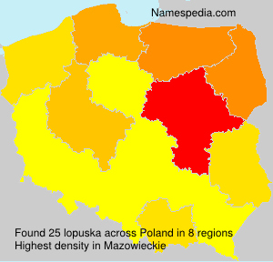 Surname lopuska in Poland Surname lopuska in Poland