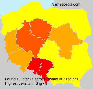 Surname lotecka in Poland Surname lotecka in Poland