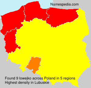 Surname lowejko in Poland Surname lowejko in Poland