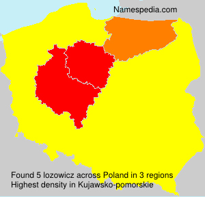 Surname lozowicz in Poland Surname lozowicz in Poland