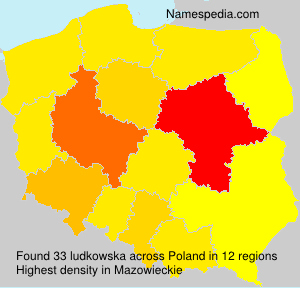 Surname ludkowska in Poland Surname ludkowska in Poland