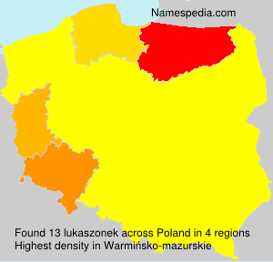Surname lukaszonek in Poland Surname lukaszonek in Poland