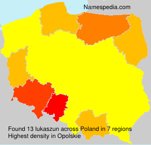 Surname lukaszun in Poland Surname lukaszun in Poland