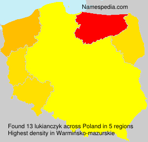 Surname lukianczyk in Poland Surname lukianczyk in Poland
