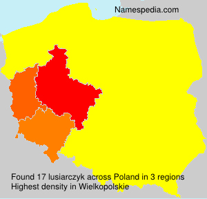 Surname lusiarczyk in Poland Surname lusiarczyk in Poland