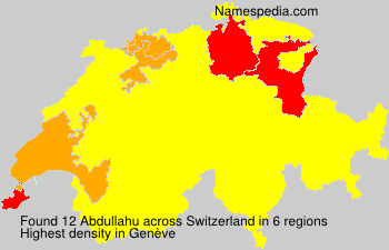 Surname Abdullahu in Switzerland Surname Abdullahu in Switzerland
