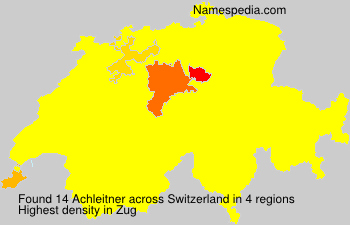 Surname Achleitner in Switzerland Surname Achleitner in Switzerland