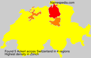 Surname Ackerl in Switzerland Surname Ackerl in Switzerland
