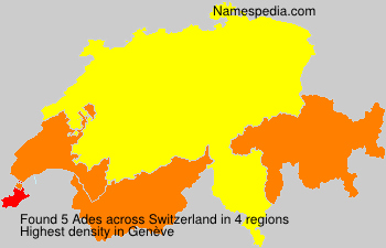 Surname Ades in Switzerland Surname Ades in Switzerland