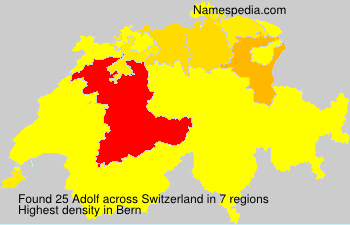 Surname Adolf in Switzerland Surname Adolf in Switzerland