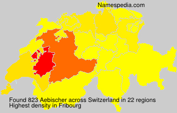 Surname Aebischer in Switzerland Surname Aebischer in Switzerland