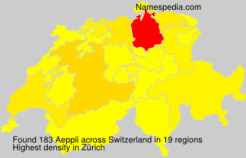 Surname Aeppli in Switzerland Surname Aeppli in Switzerland
