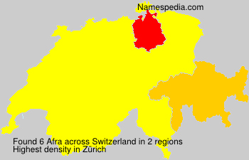 Surname Afra in Switzerland Surname Afra in Switzerland