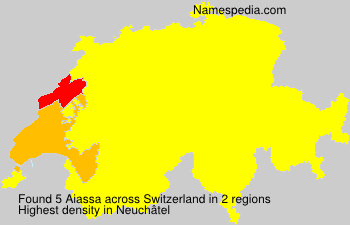 Surname Aiassa in Switzerland Surname Aiassa in Switzerland