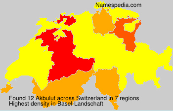 Surname Akbulut in Switzerland Surname Akbulut in Switzerland