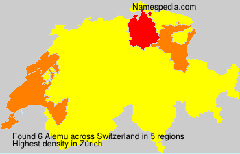 Surname Alemu in Switzerland Surname Alemu in Switzerland