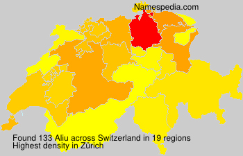 Surname Aliu in Switzerland Surname Aliu in Switzerland