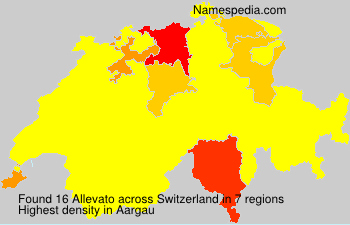 Surname Allevato in Switzerland Surname Allevato in Switzerland