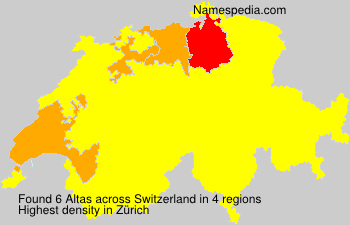 Surname Altas in Switzerland Surname Altas in Switzerland