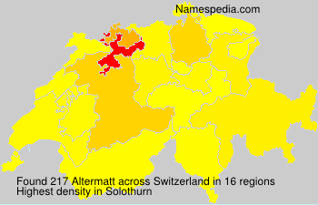 Surname Altermatt in Switzerland Surname Altermatt in Switzerland