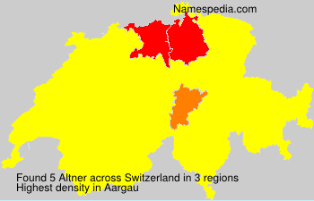 Surname Altner in Switzerland Surname Altner in Switzerland