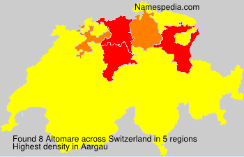 Surname Altomare in Switzerland Surname Altomare in Switzerland