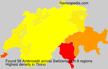 Surname Ambrosetti in Switzerland Surname Ambrosetti in Switzerland