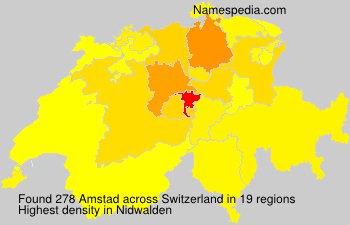 Surname Amstad in Switzerland Surname Amstad in Switzerland