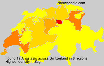 Surname Anastasio in Switzerland Surname Anastasio in Switzerland