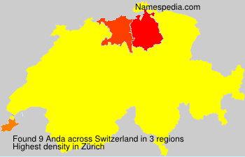 Surname Anda in Switzerland Surname Anda in Switzerland