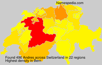 Surname Andres in Switzerland Surname Andres in Switzerland